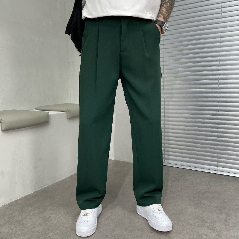 Orien | Pantalon droit pour homme – Confortable, coupe ajustée, polyvalent pour le travail et les loisirs