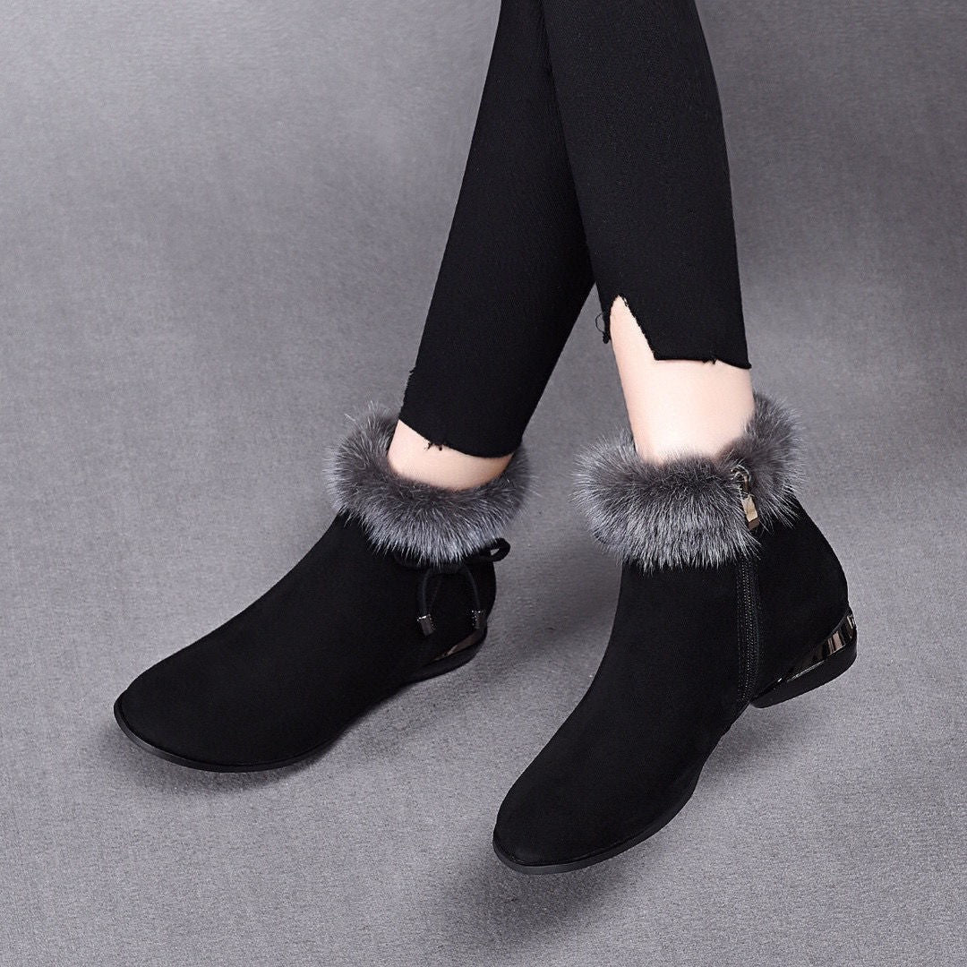 Fionelle | Leren winterlaarzen voor dames – zacht, warm en elegant