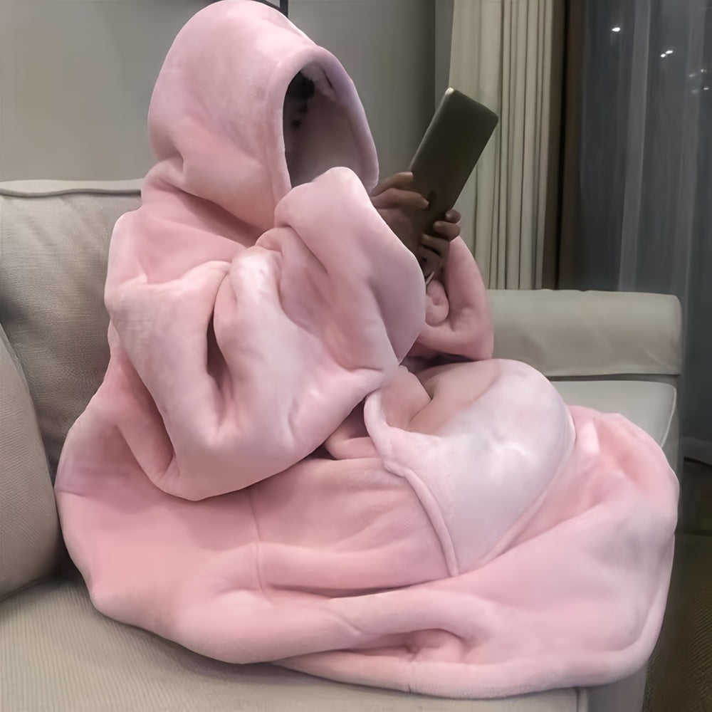 SnuggleWear | Couverture à capuche surdimensionnée, polaire sherpa ultra douce, sweat-shirt-couverture