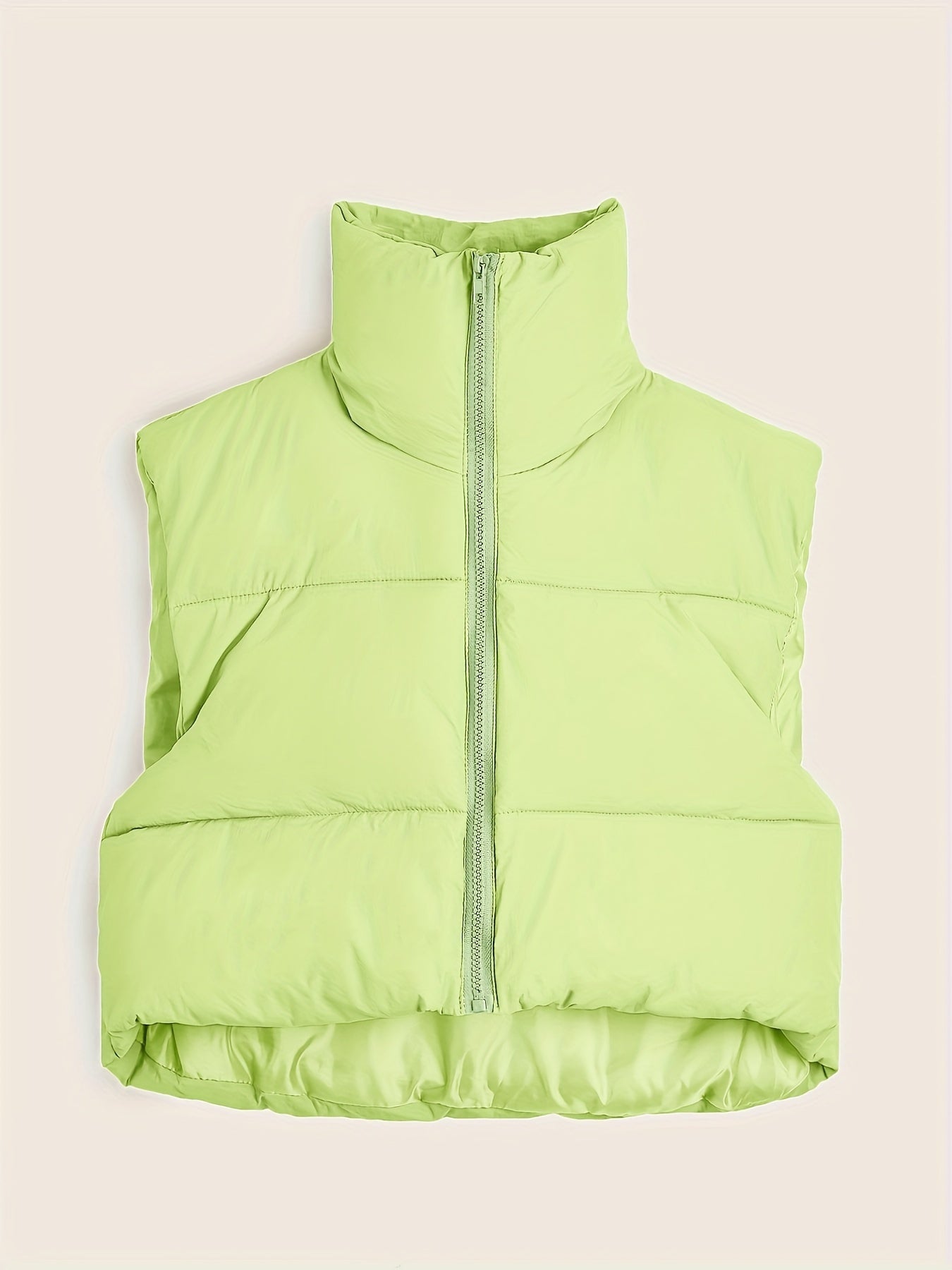 Adelheid | Vrouwen Lichtgewicht Mouwloos Thermisch Vest - Zip-up, Effen, Herfst/Winter Laag