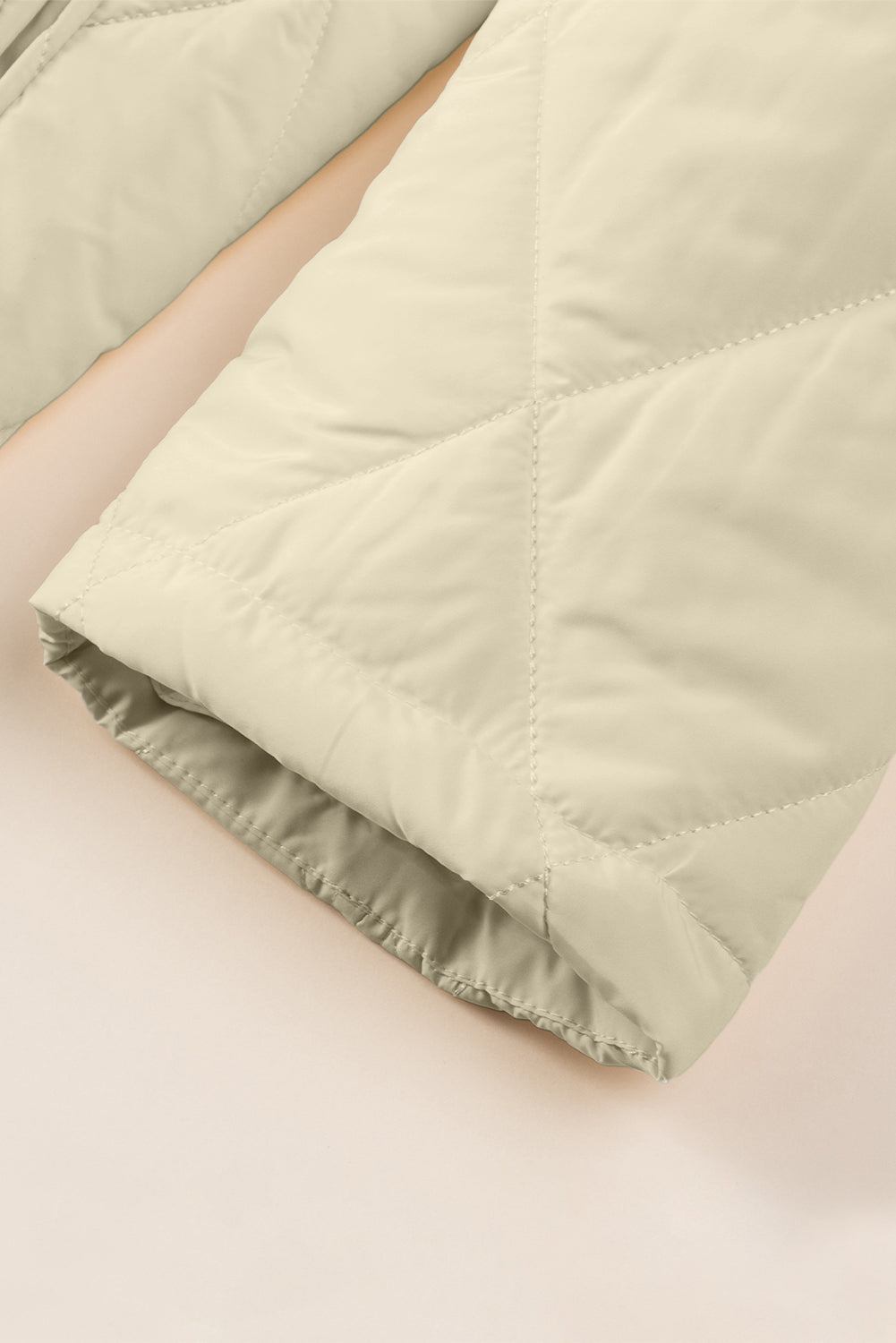 Eeva | Gewatteerde drukknopenjack met capuchon voor dames - Gezellige warme bovenkleding