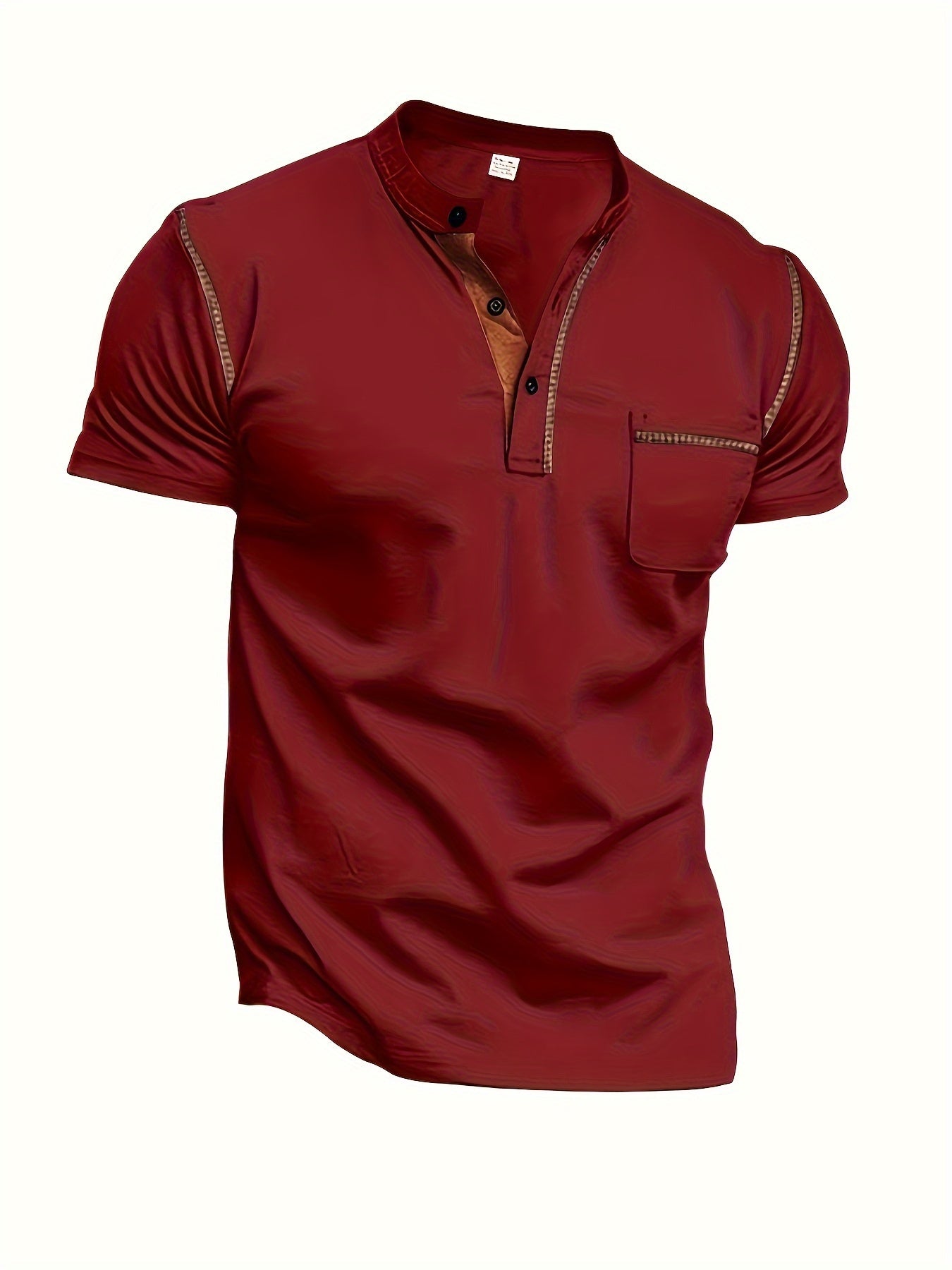 Fabrizio | Heren-T-shirt met korte mouwen - Ademend katoenen casual shirt