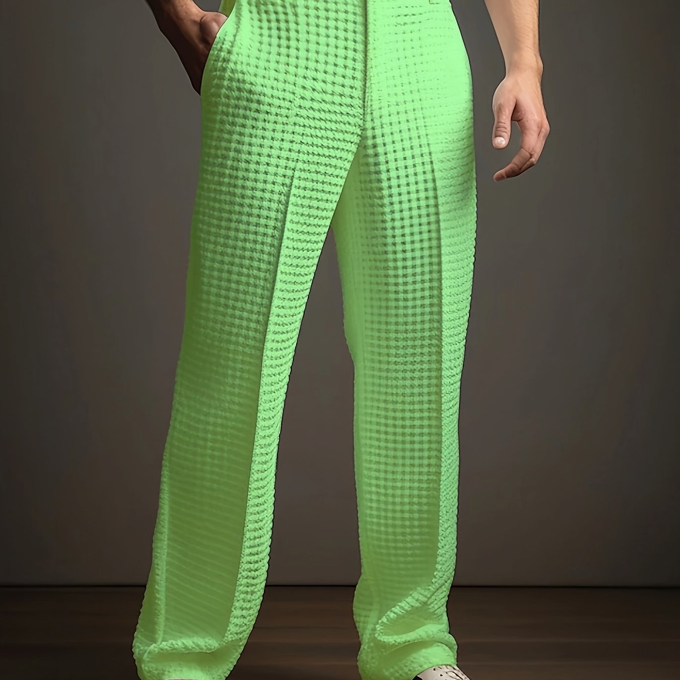 Uther | Herenbroek met rechte pijpen, smart casual – Comfortabele kantoorbroek