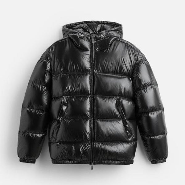 Mikkel | Doudoune à capuche pour homme – coupe minimaliste et décontractée, veste d'hiver isolante et légère