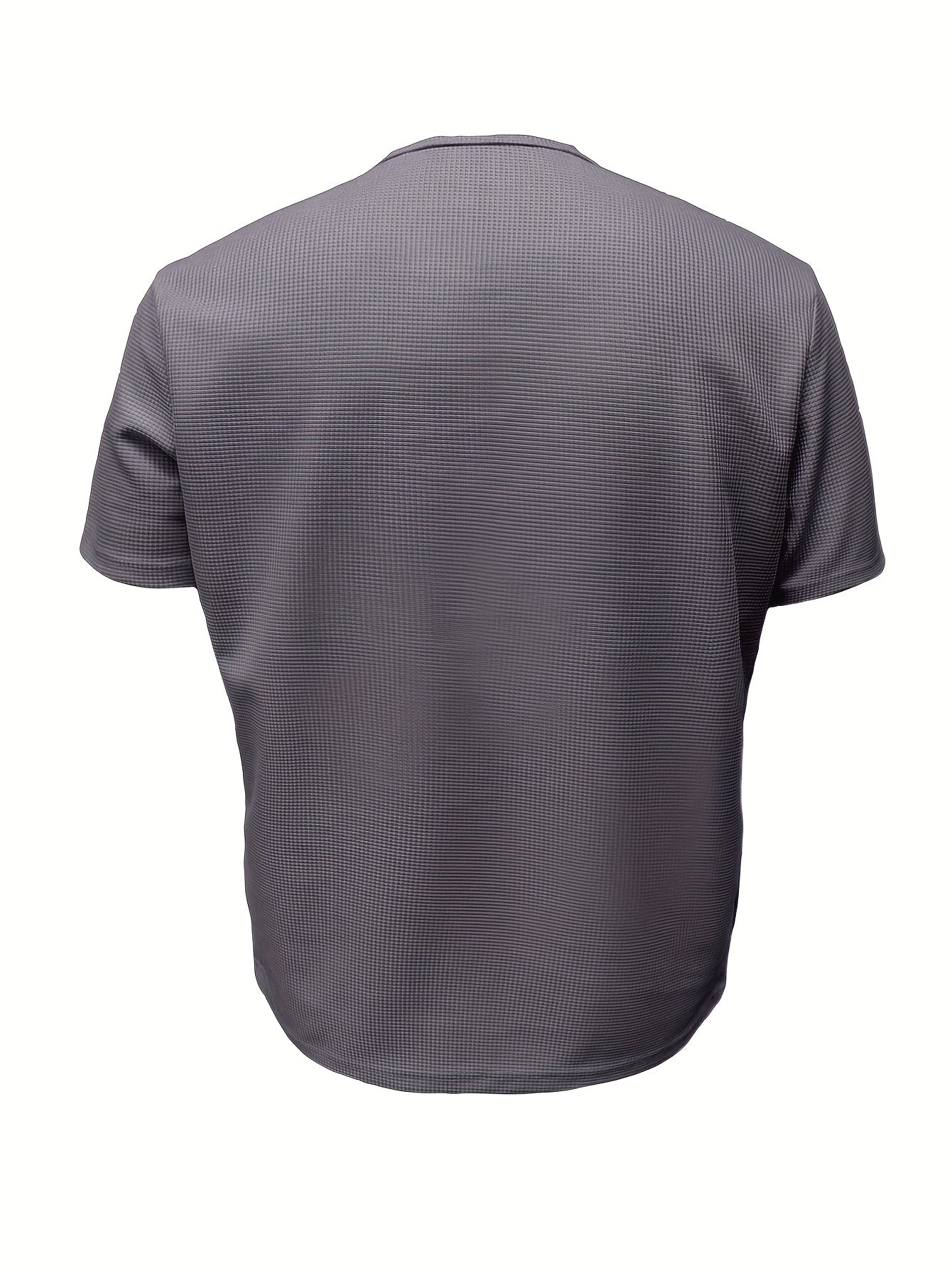 Wallace | Herenhemd met korte mouwen - Lichtgewicht gebreid wafel T-shirt