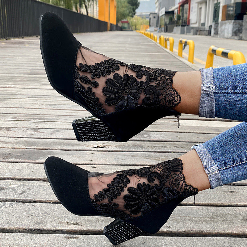 Zorya | Damesschoenen met lage hak – luchtige, elegante schoenen met lage hak en comfortabel instapmodel