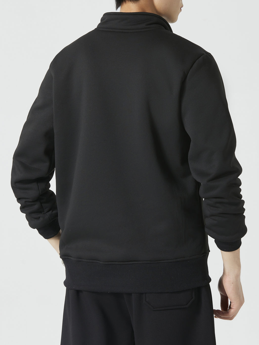 Hudson | Heren fleece-gevoerd Sweatshirt met staande kraag - warme casual jas voor koud weer, stijlvol en comfortabel