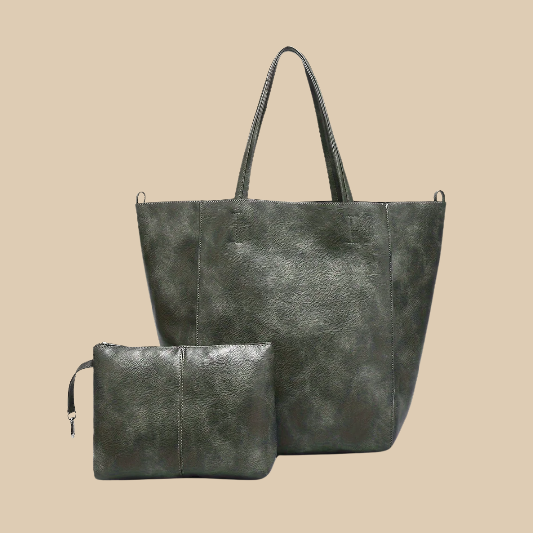 Ivera | Dames leren designer schoudertas – stijlvolle modieuze handtas