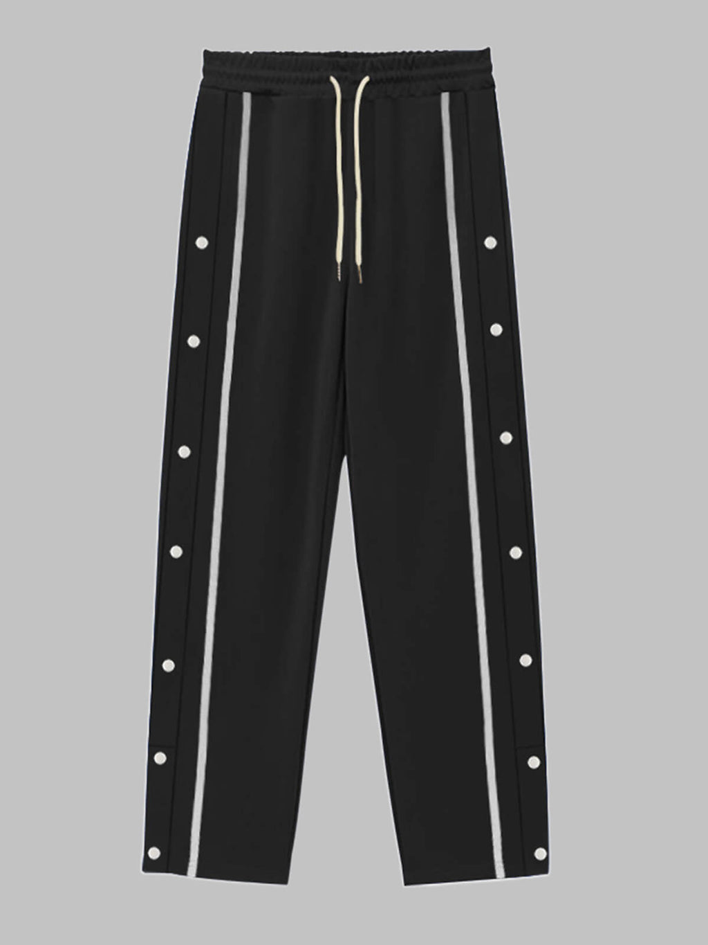 Zylvaris | Men's Loose Fit Straight Leg Pants with Drawstring - Casual, Lightweight, Breathable Trousers