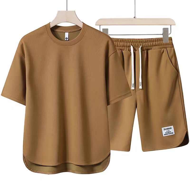 Cezary | Ensemble deux pièces homme : t-shirt et short - Tenue décontractée