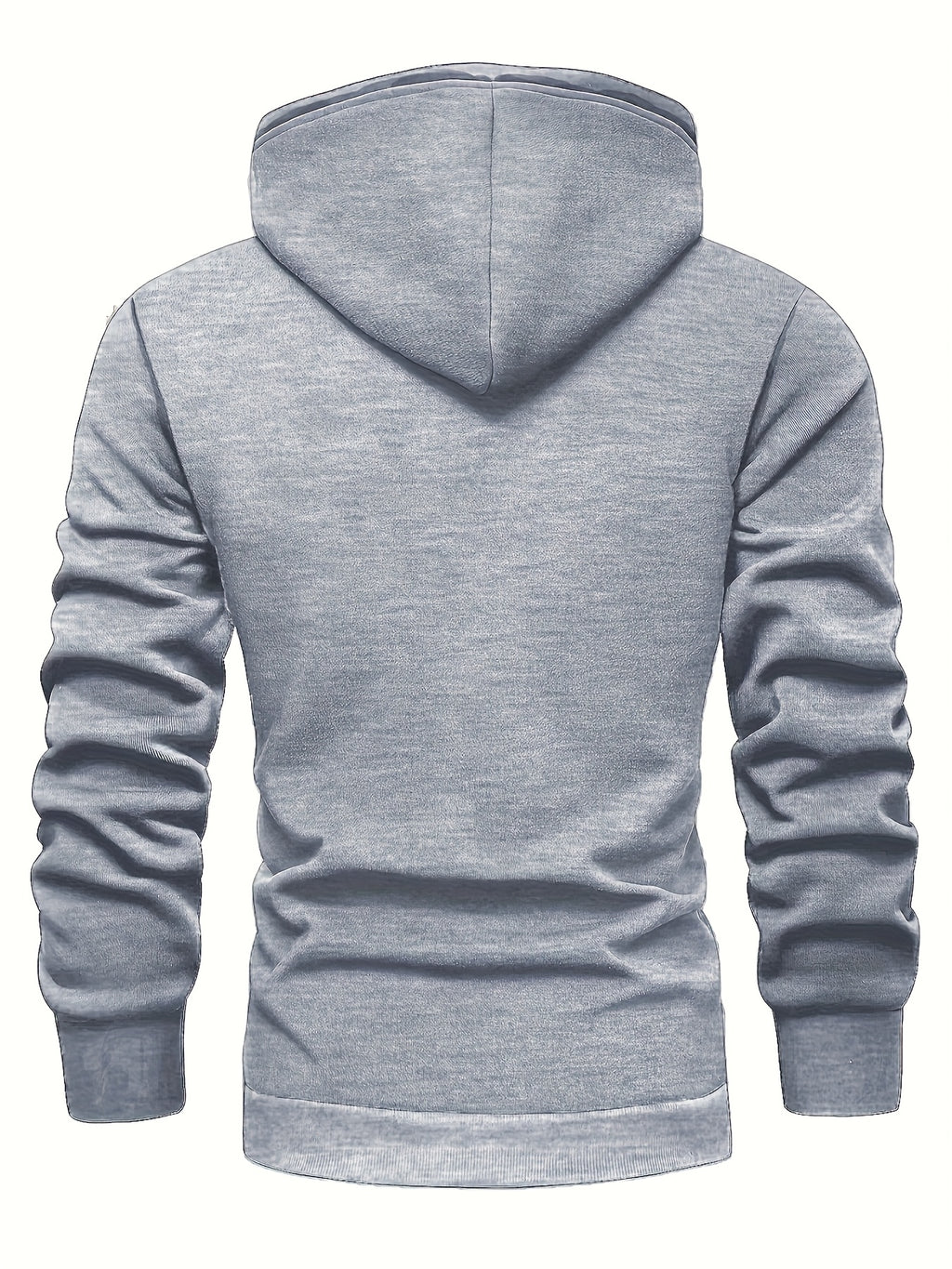 Xystus | Herenhoodie met fleecevoering – Warme wintertrui met capuchon en trekkoord