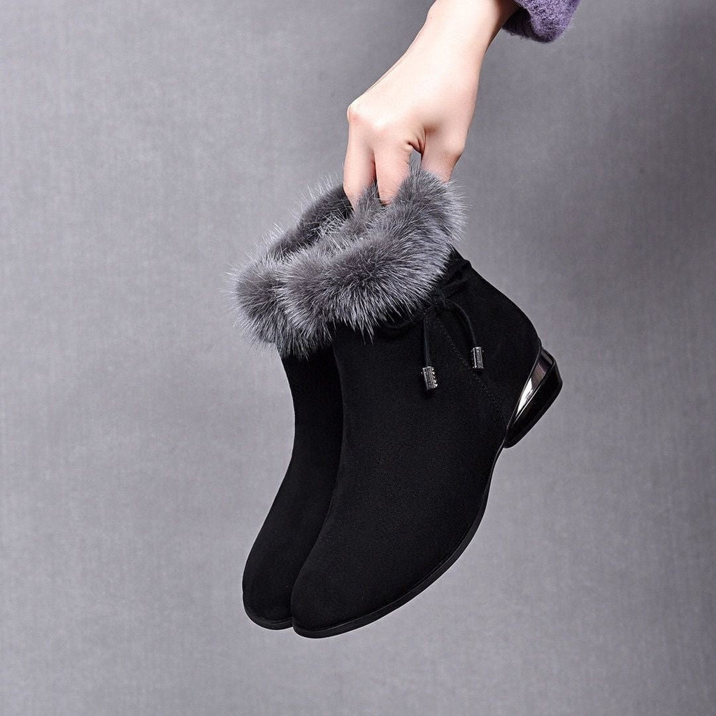 Fionelle | Leren winterlaarzen voor dames – zacht, warm en elegant