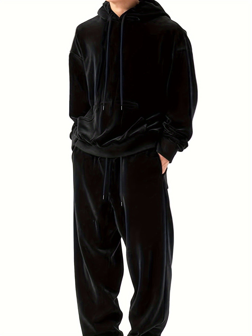 Nobu | Heren trainingspak in fluweel 2-delig - Casual Hoodie & Joggerset voor comfort en stijl