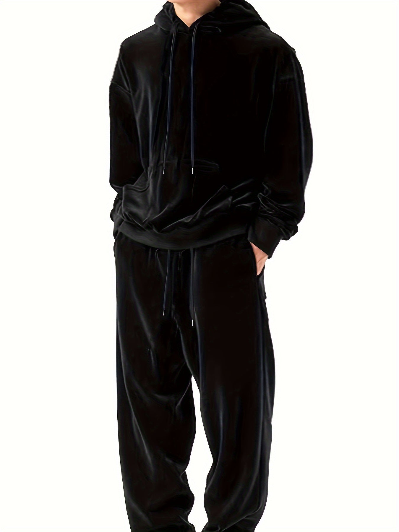 Nobu | Heren trainingspak in fluweel 2-delig - Casual Hoodie & Joggerset voor comfort en stijl
