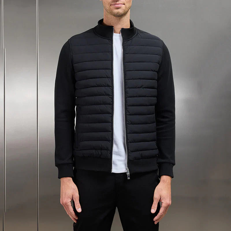 Norian | Doudoune Homme – Doudoune d'hiver chaude à fermeture éclair intégrale