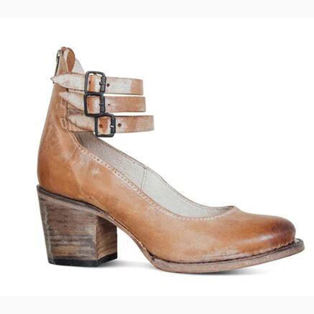 DivaLuxe | Vrouwen Vintage Elegante Enkelband Hoge Hakken Pompen - Klassieke Avond Schoenen