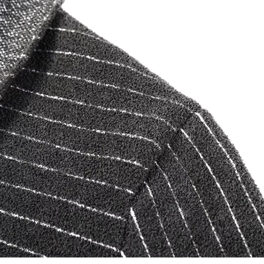 Kellan | Heren Elegant Lang Gebreid Vest met Open Front - Casual & Stijlvol