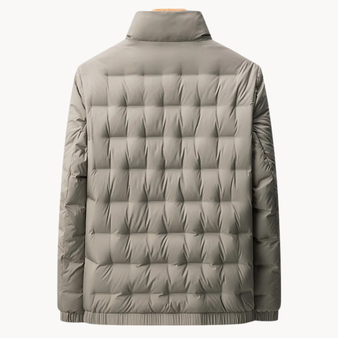 Wesley | Gewatteerd donsjack voor heren in de winter met staande kraag - warme, stijlvolle en geïsoleerde bovenkleding