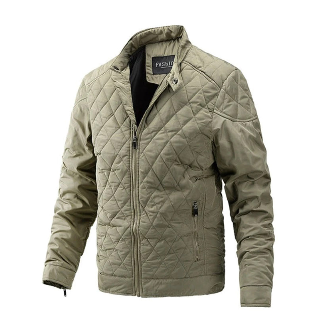 Kelwin | Diamantgewatteerde herenjas – Elegante, warme casual bovenkleding, comfortabele pasvorm