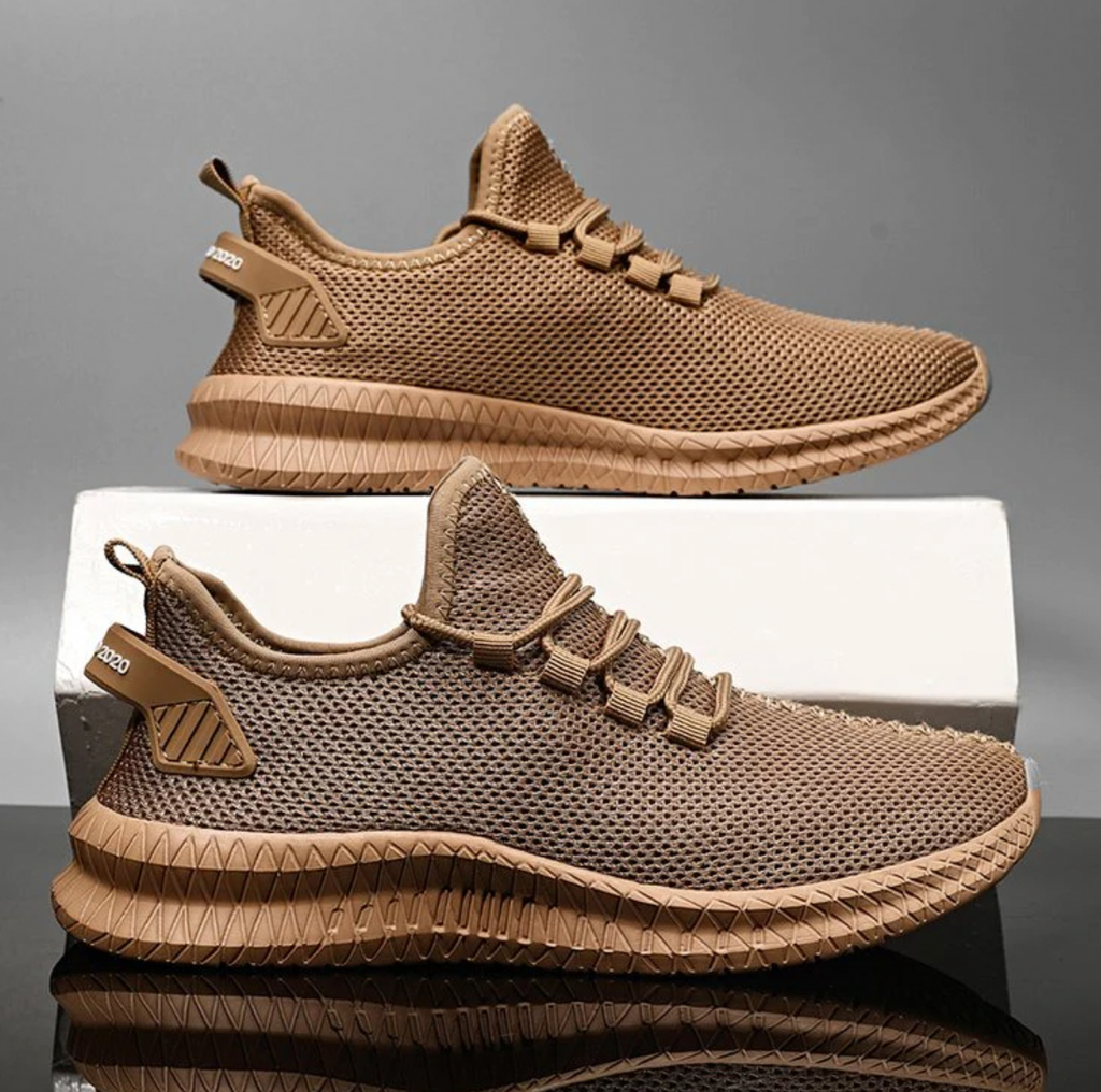 CushionRun | Orthopedische herensneakers - Ademend, lichtgewicht, comfortabele sportschoenen met demping