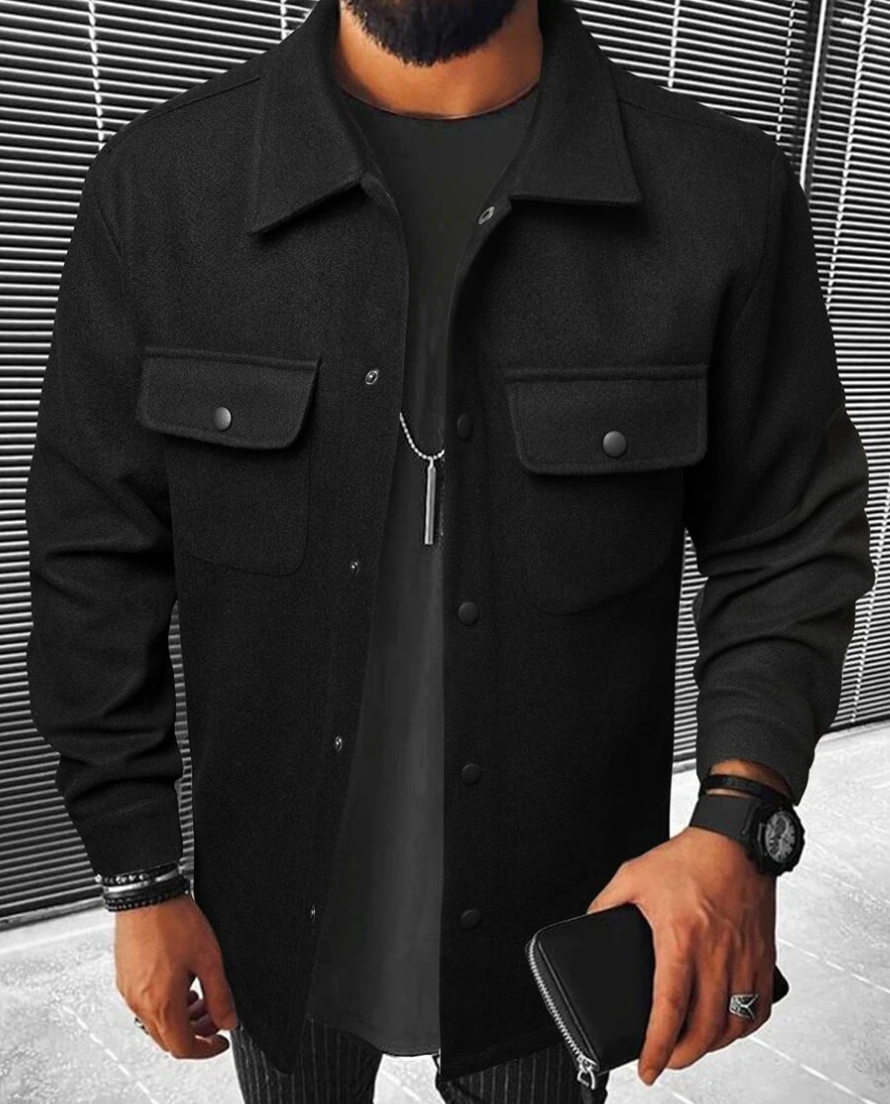 Sylric | Warme herenoverhemd met lange mouwen - Casual Flanellen Overhemd, Zachte Knusse Stof