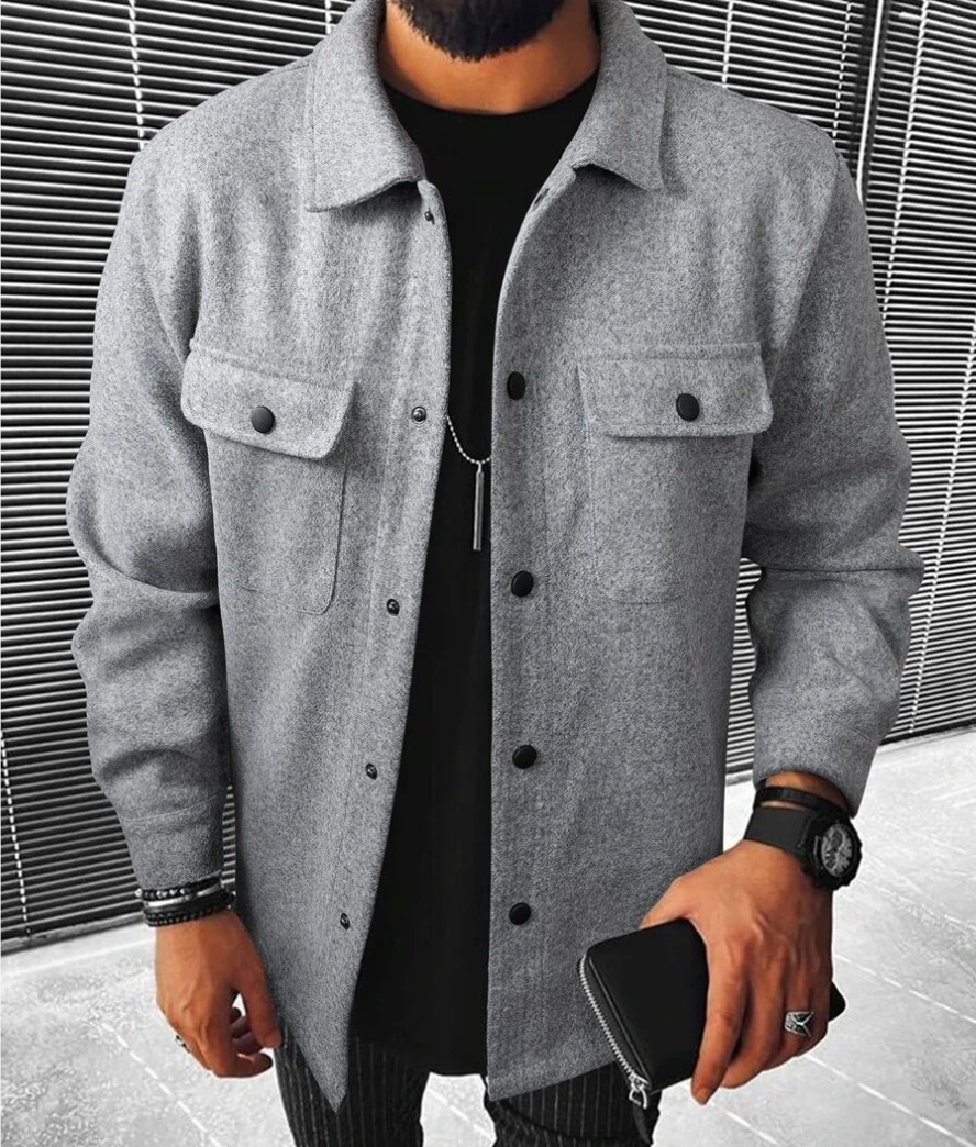 Sylric | Warme herenoverhemd met lange mouwen - Casual Flanellen Overhemd, Zachte Knusse Stof