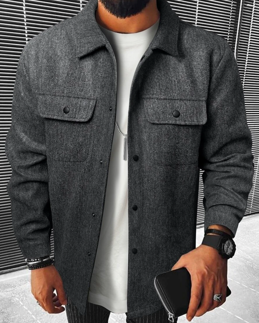 Sylric | Warme herenoverhemd met lange mouwen - Casual Flanellen Overhemd, Zachte Knusse Stof