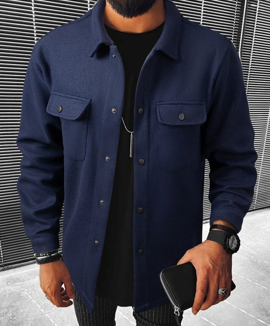 Sylric | Warme herenoverhemd met lange mouwen - Casual Flanellen Overhemd, Zachte Knusse Stof