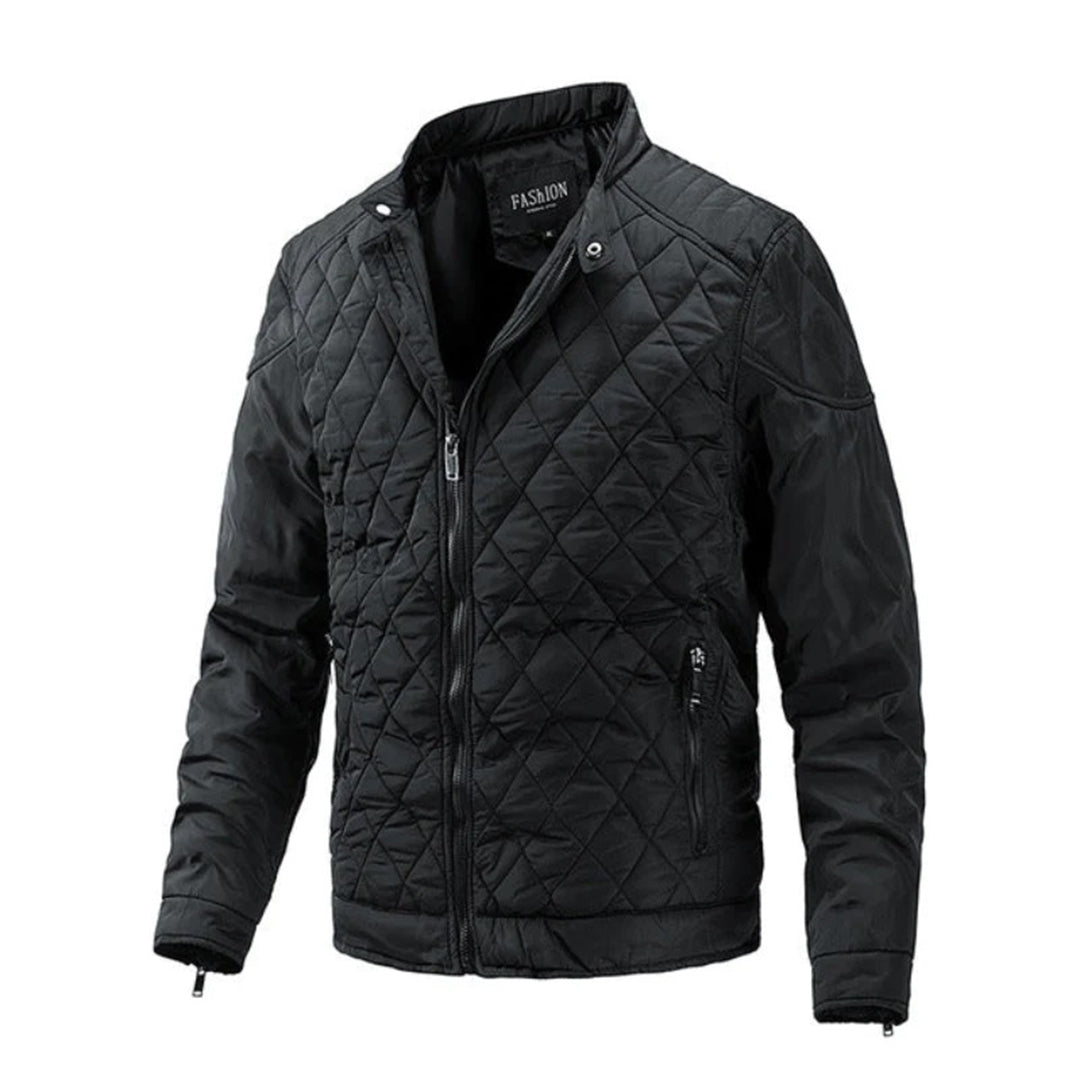 Kelwin | Diamantgewatteerde herenjas – Elegante, warme casual bovenkleding, comfortabele pasvorm