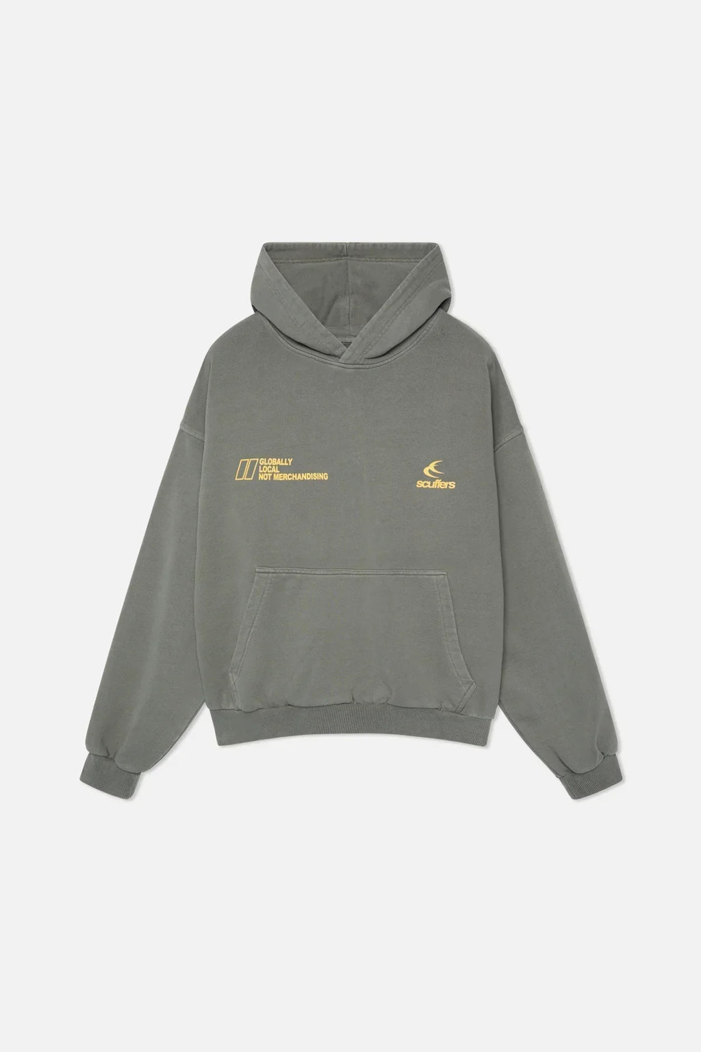 HoodScript | Unisex oversized hoodie met letterprint – Streetwear-trui, zacht en warm, casual urban stijl