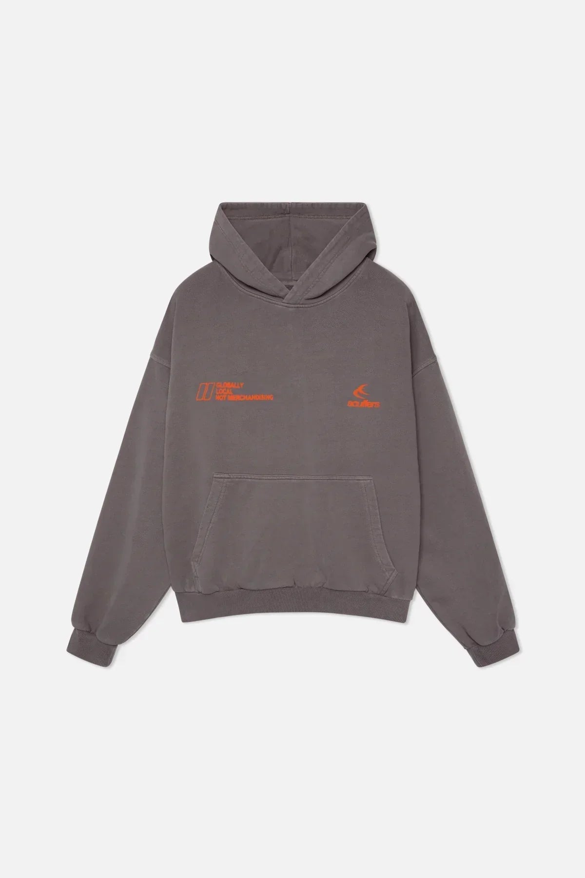 HoodScript | Unisex oversized hoodie met letterprint – Streetwear-trui, zacht en warm, casual urban stijl