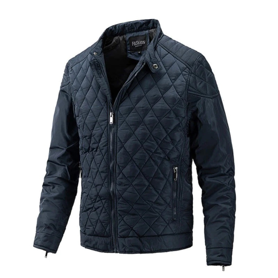 Kelwin | Diamantgewatteerde herenjas – Elegante, warme casual bovenkleding, comfortabele pasvorm