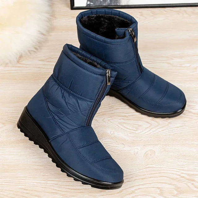 Snovelle | Bottes d'hiver imperméables pour femmes, doublées en polaire, chaussures d'hiver chaudes et isolées