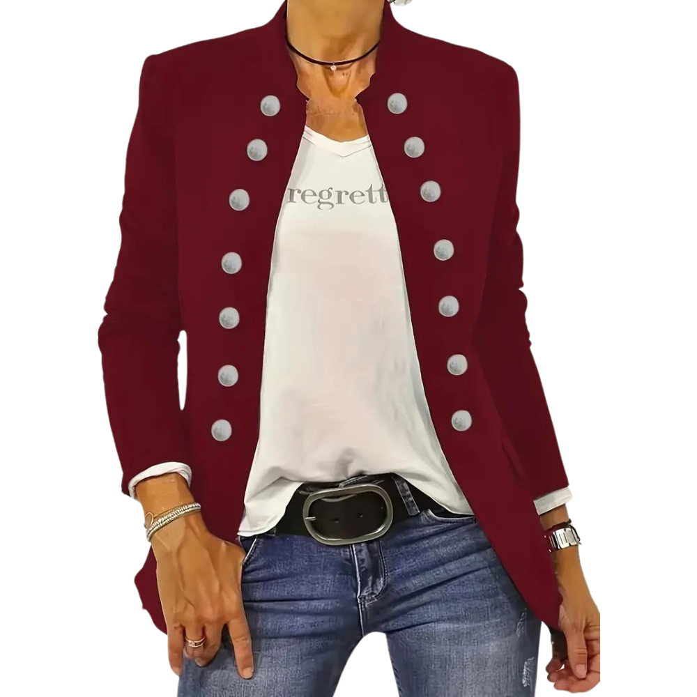 Eowyn | Casual blazer with button accents, stylish jacket