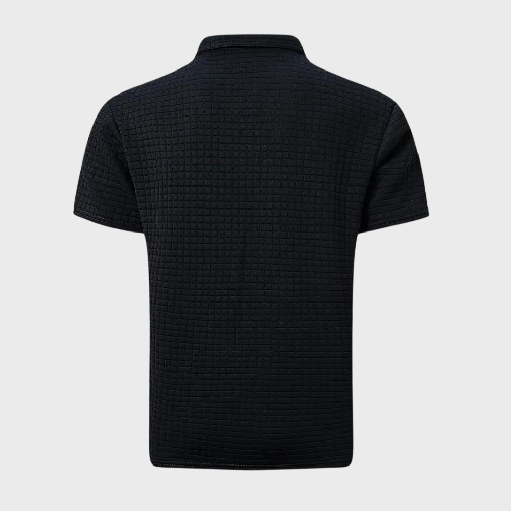 Tavrik | Getextureerd poloshirt voor heren - stijlvol, comfortabele pasvorm, vrijetijdskleding