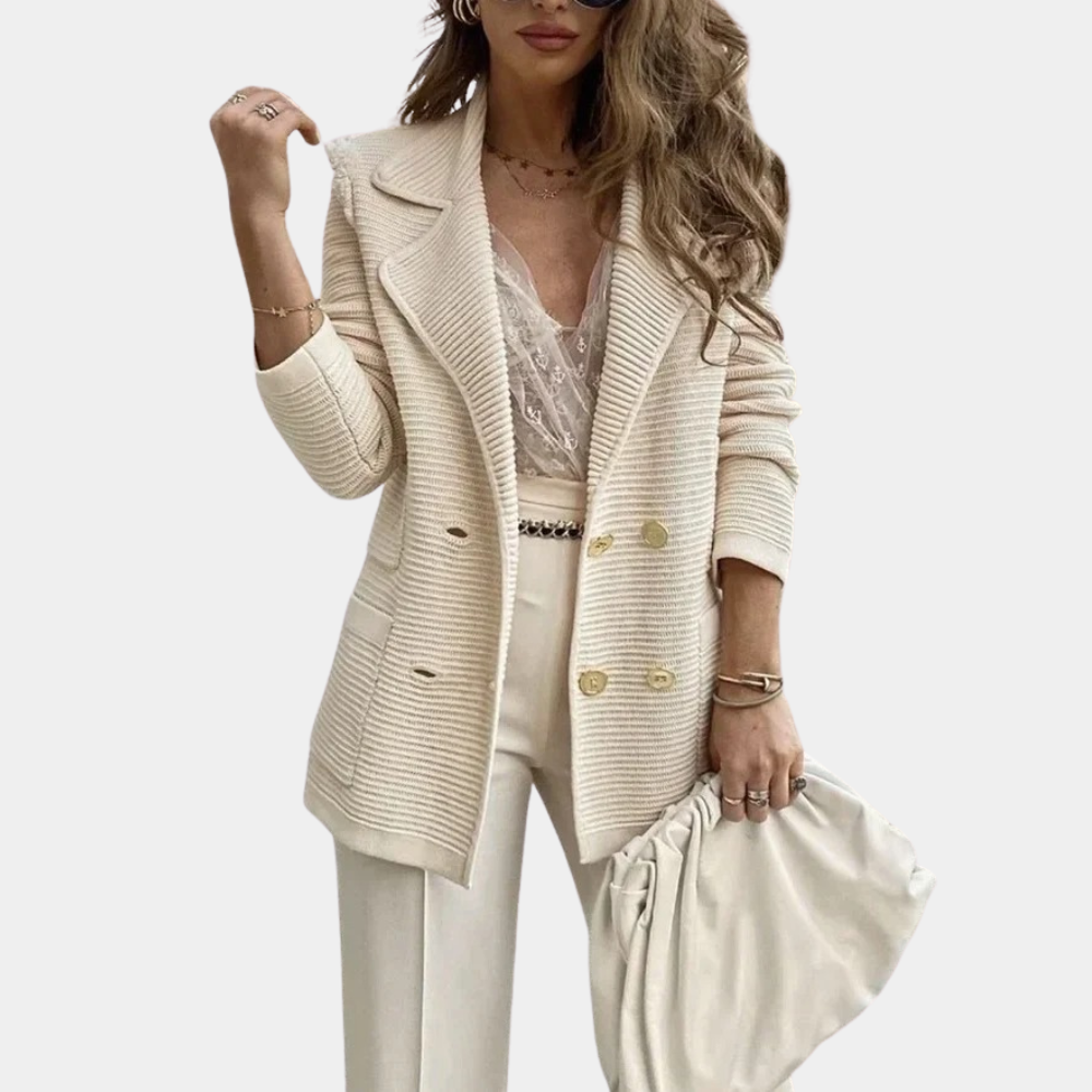 Everine | Elegante blazer met structuur voor dames - Stijlvol, getailleerd model