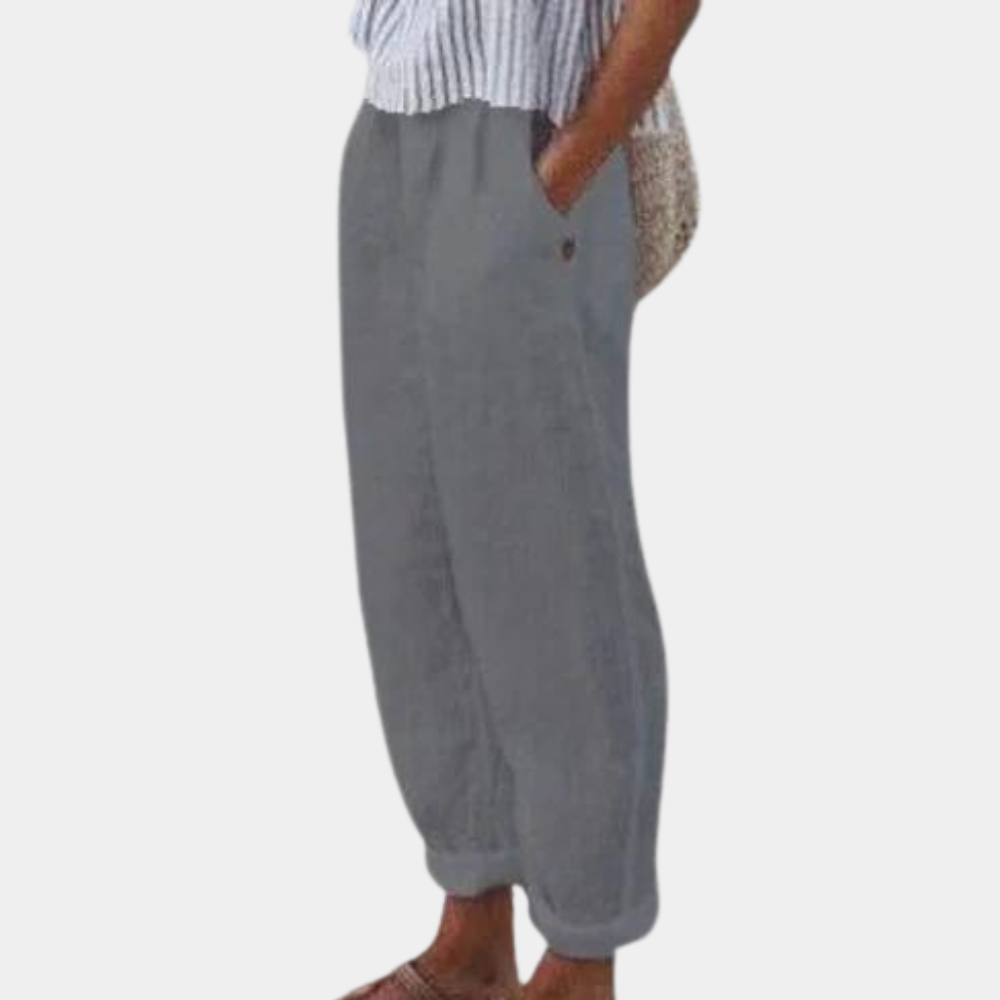Drita | Comfortabele losvallende damesbroek - casual broek voor dagelijks gebruik