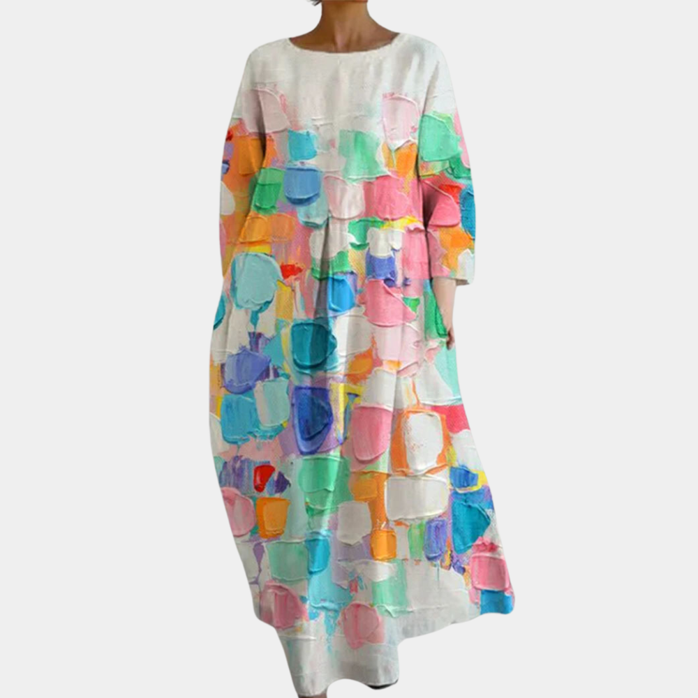 Diodora | Colorful Oversized Dress for Women - Casual & Comfortable Dress