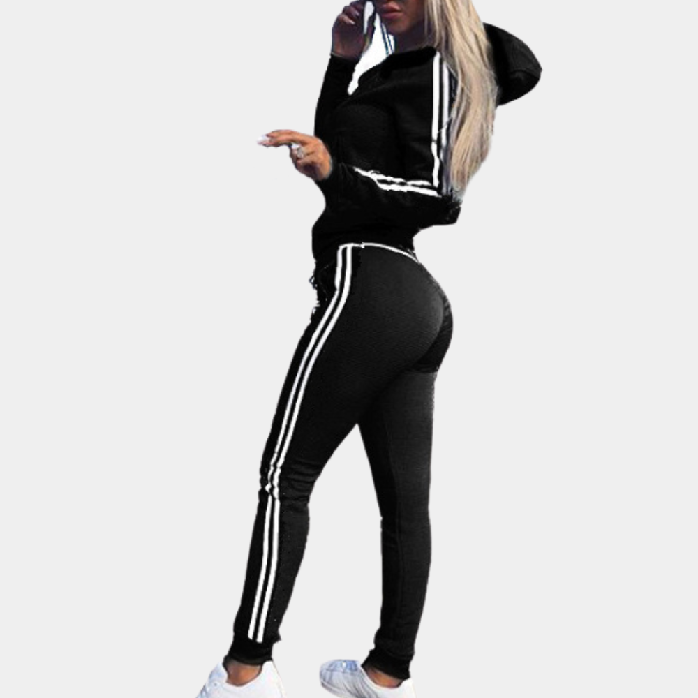 Sylvyn | Women's 2-Piece Tracksuit - Casual Hoodie & Sweatpants