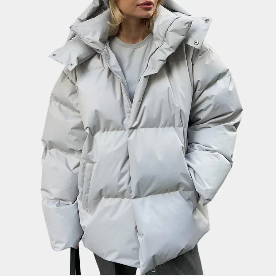 Jaya | Warme gewatteerde winterjas met capuchon voor dames - comfortabel, stijlvol, duurzaam en onderhoudsvriendelijk