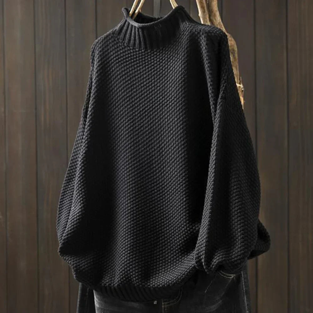 Aliana | Elegant Loose Turtleneck for Women - Soft, Warm, Lightweight, Casual & Dressy