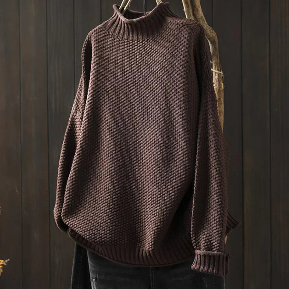 Aliana | Elegant Loose Turtleneck for Women - Soft, Warm, Lightweight, Casual & Dressy