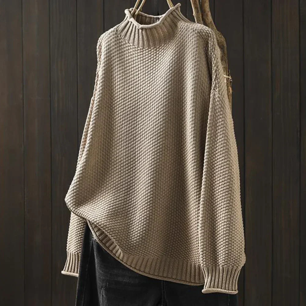 Aliana | Elegant Loose Turtleneck for Women - Soft, Warm, Lightweight, Casual & Dressy