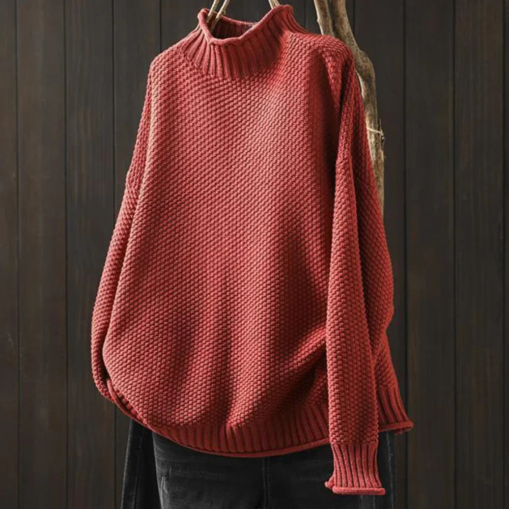 Aliana | Elegant Loose Turtleneck for Women - Soft, Warm, Lightweight, Casual & Dressy