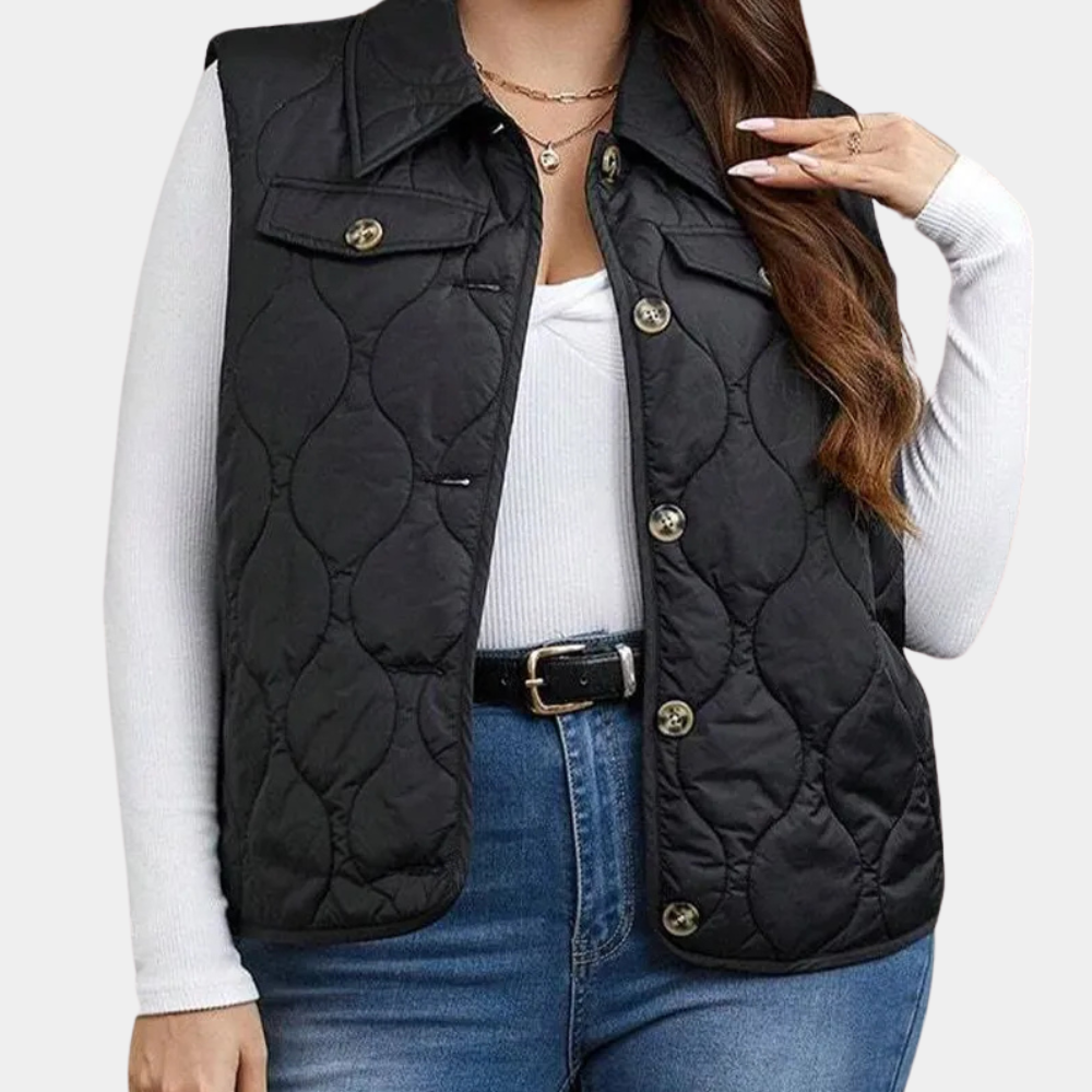 Costanza | Gewatteerd mouwloos damesvest - Elegante lichtgewicht geïsoleerde laag voor herfst en winter