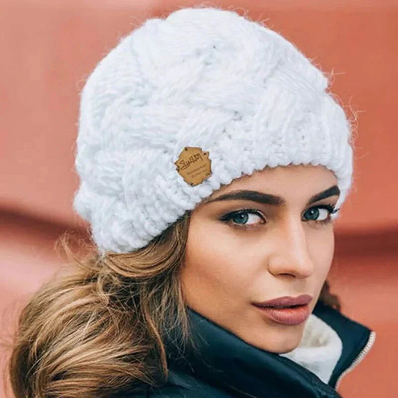 Coziva | Gebreide wintermuts voor dames – Warme damesmuts, zachte gebreide muts voor koud weer