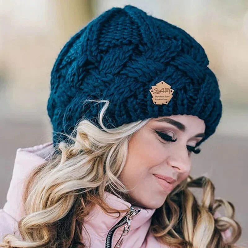 Coziva | Gebreide wintermuts voor dames – Warme damesmuts, zachte gebreide muts voor koud weer