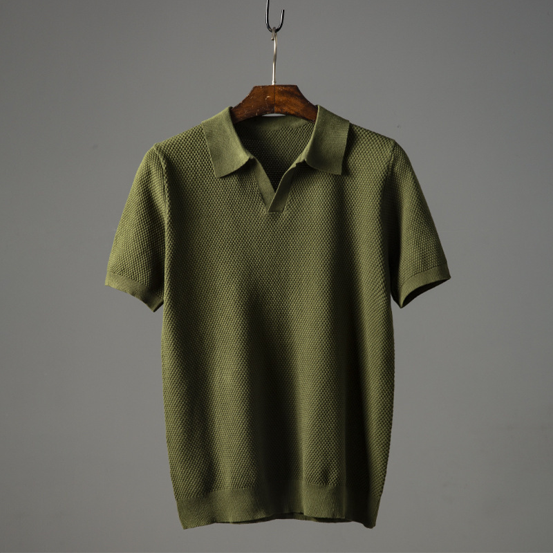 Iskander | Men's Structured Short Sleeve Polo Shirt - Breathable Fabric