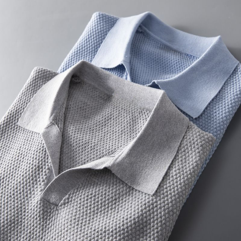 Iskander | Men's Structured Short Sleeve Polo Shirt - Breathable Fabric