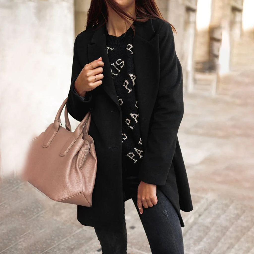 Ruffa | Halflange Winterjas voor Vrouwen - Warme, Stijlvolle & Duurzame Bovenkleding